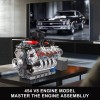 Mould King 10171 V8 Engine Motor Engineering Model Building Block