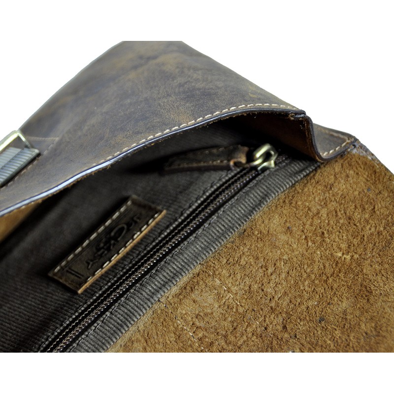 Leather Belt Bag Biker Bag Waist Bag Vintage Hunter Leather,