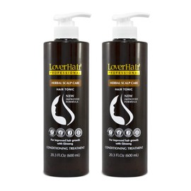 2-Pack LoverHair Professional Herbal Scalp Care Conditioner 2x20.3 fl.oz (2x600ml)