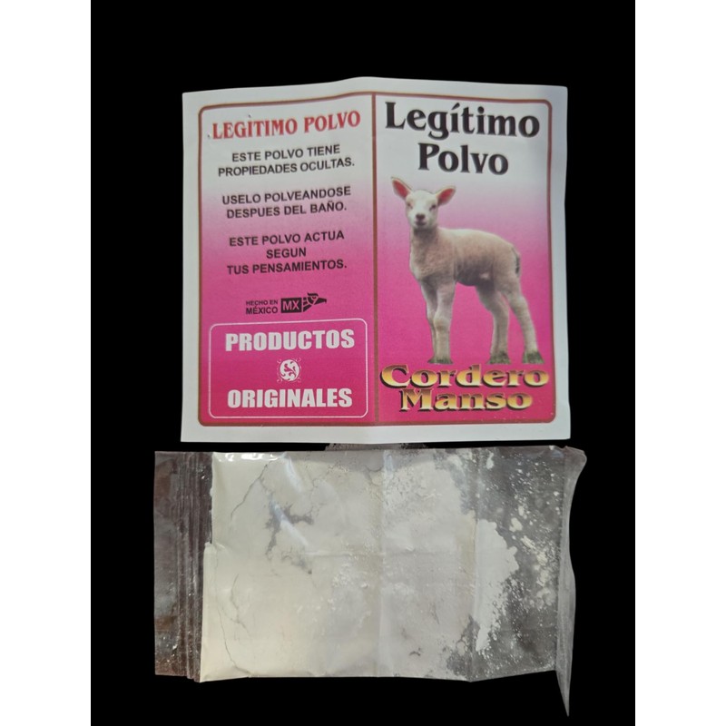 Generic Legitimo Polvo Cordero Manso Genuine Meek Lamb Powder 12