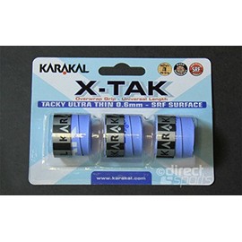 Karakal Griffband X-TAK für Tennis-, Badminton- und Squash-Schläger Blau blau