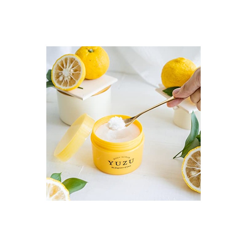 Daily Aroma Japan Yuzu 61018 Body Massage Scrub, 10.6 oz
