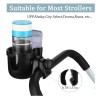 Suranew Universal Stroller Cup Holder with Phone Mount for Bike,
