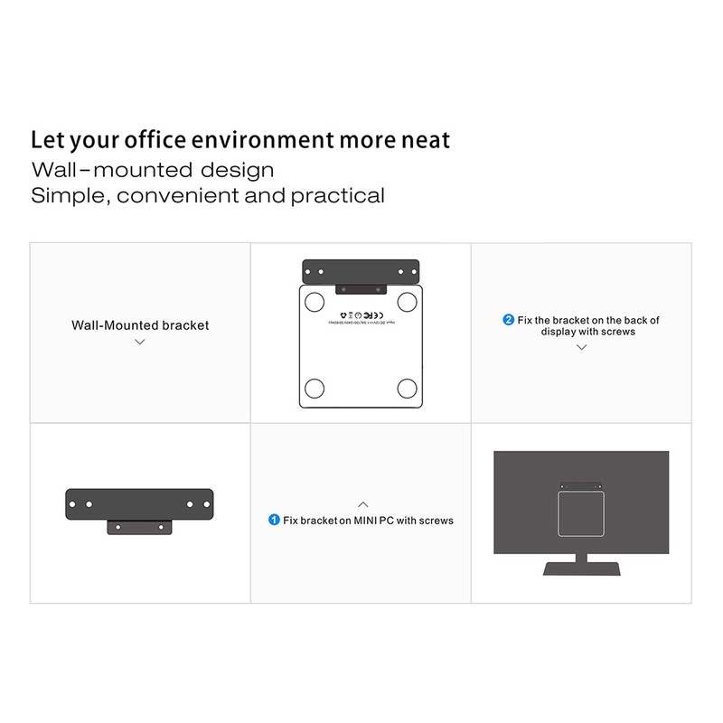 Beelink Z83Ⅱ 4G+64GB Mini Computer Bluetooth4.0 WiFi for Windows 10/Linux