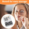 30pcs Eyelash Curler Pads, 1.3inch Refill Eyelash Curler Pad, Rubber