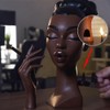 Incense Holder,Black Woman Smoking Head Incense Burner, Sophisticated and Elegant
