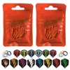 THOR-DARTS L-Style Dart Tips in Double Pack Flights (2 x