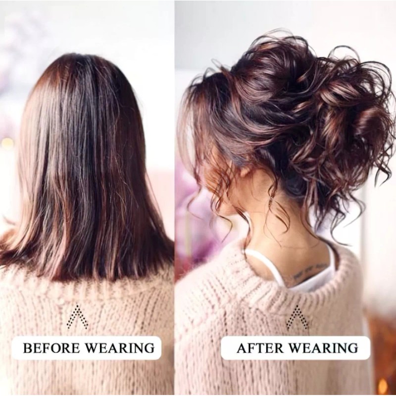 Portega Dona Para Cabello Tipo Peluca Rizado Sintético Para Mujer