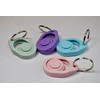 4x 3D Printed Fidget Clicker Slider Spinner Keyring Three Fidget