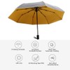 Atyhao Parasol Folding Waterproof Umbrella Portable 3 Folding Automatic Parasols