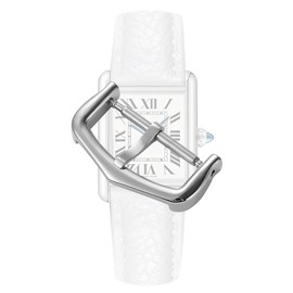 Pin Clasp Replacement For Carti Ballon Bleu Tank Watchbands (Silver, 16mm)