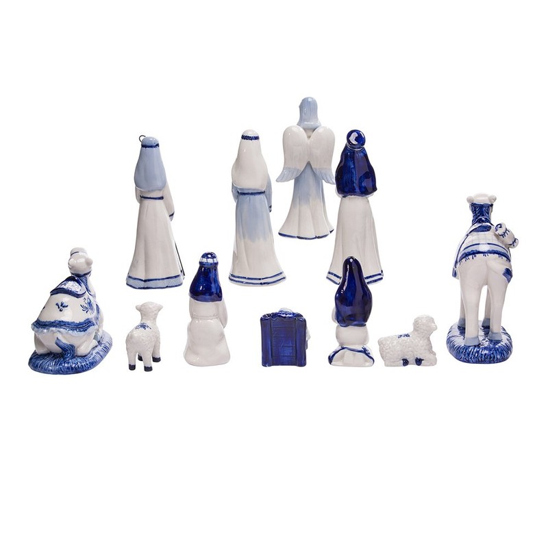 Kurt S. Adler Kurt Adler 1.97 6.7-Inch Porcelain Delft Blue