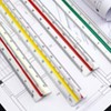 1 PCS Architectural Triangular Scale Ruler for Architects, Students, Draftsman
