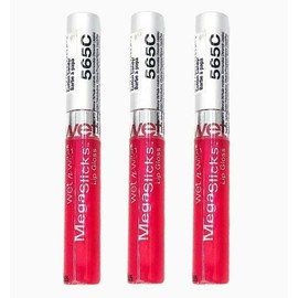 Wet n Wild MegaSlicks Lip Gloss - 565C COTTON CANDY - 3 PACK