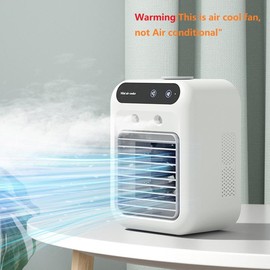 Portable Air Cooler Fan, Water Cooling Fan for Room & Office Use, Multifunctional Cooling Fan, Add Ice for Enhanced Cooling Effect, Ideal for Cars & Outdoor Activities