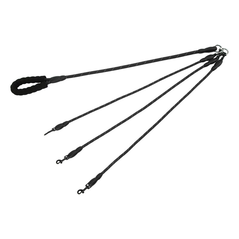 Dog Leash 360° Rotation Reflective Dog Walking Leash with Foam