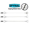 Freestyle Coping Saw Blades with 360° Tooth - Cuts in