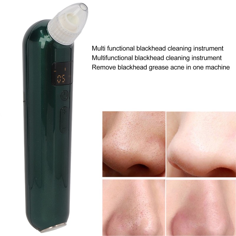 6 Probes Blackhead Remover Pore Vacuum Rechargeable Facial Cleaner Portable