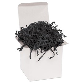 BOX USA 10 lb. Black Crinkle Paper Packing, Shipping, and Moving Box Filler Shredded Paper for Box Package, Basket Stuffing, Bag, Gift Wrapping, Holidays, Crafts, and Decoration