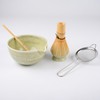 5pcs Japanese Matcha Whisk Set,Matcha Bowl with Spout,Tea Spoon,Ceramic Whisk