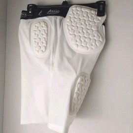 Schutt Youth XL Integrated Football Girdle Padded Shorts Boys 5 Pad White Adams