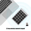 RF304 22 Keys Numeric Keypad USB 2.4G Wireless Mini Keyboard