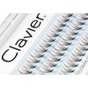 Clavier C-Curl Classic Artificial Eyelashes in Cups, Real Silk Eyelashes
