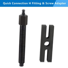 Htostar Racing 17Pcs Diesel Engine Compression Gauge Tester Cylinder Pressure Test Tool Kit with Case for Car & Truck