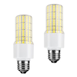 ZP 40W Led Light Bulb 300W Equivalent 5000 Lumen 5000K Daylight White A19 Bulbs, E26/E27 Base Corn Waterproof Lighting for Outdoor IndoorBackyard Flicker Free Pack of 2, Green, Brandcolorsize
