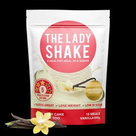 The Lady Shake Meal Replacement Shake 15 Meals 840g, Vanilla