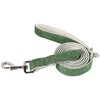 DOGWONG Cotton Hemp Dog Collar - Heavy-Duty Green Durable Soft
