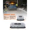 LUMENIX LED Roof Top Strobe Beacon Light Bar Rooftop Security