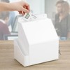 BTSKY 5x7 inch Clear Suggestion Donation Drawing Box with Sign