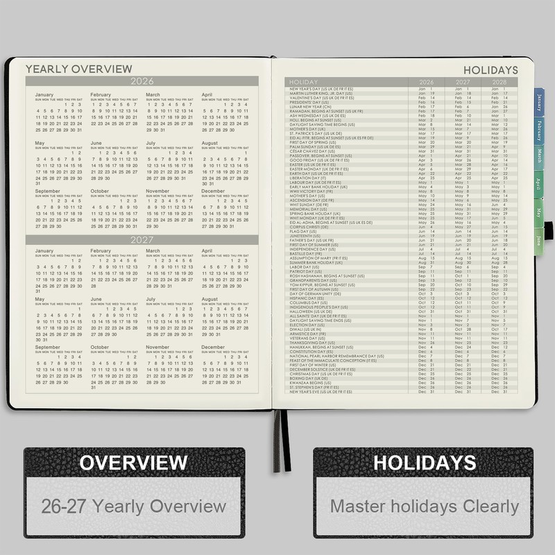 2026 Planner - JAN 2026 - DEC 2026, Planner Weekly