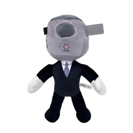 Skibidi Toilet Plush Toy,11" Titan Speakerman Plush Toys Titan TV Man Plush Toy Skibidi Toilet Speakerman Bosses Plush Doll Stuffed Anime Game Plush Doll Gift for Fans and Kids(cameraman)