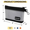 TICONN Tool Pouches with Zipper, 1680D Oxford Small Tool Bags,
