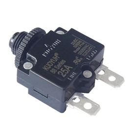 Circuit Breaker Thermal Overload 88 Series 25A 32V DC 125/250VAC 50/60Hz Push Button Circuit Breaker Reset Boot Switch