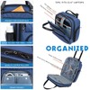KROSER Carry On Underseat Multi-functional, 16-inch Underseater Lightweight Overnight Suitcase