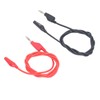 4mm Banana to Crocodile Clip Test Lead Stackable Soft Flexible