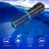 50m Outdoor Underwater Portable LED Torch Aluminium Alloy Waterproof Flahlight