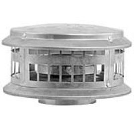 DuraVent 4BVDC 4 in. Dia. Inner Type B Round Gas Vent Pipe Double Wall Chimney Cap