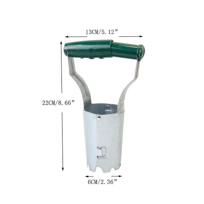 SEIWEI Bulb Planter, Garden Hand Held Stainless Steel Bulb Transplanter