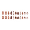 SINHOT Almond Press on Nails - Medium Fake Nails, Glossy