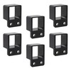Plum Fittings Aluminum Fence Standard Wall Mount 1 1/4" x