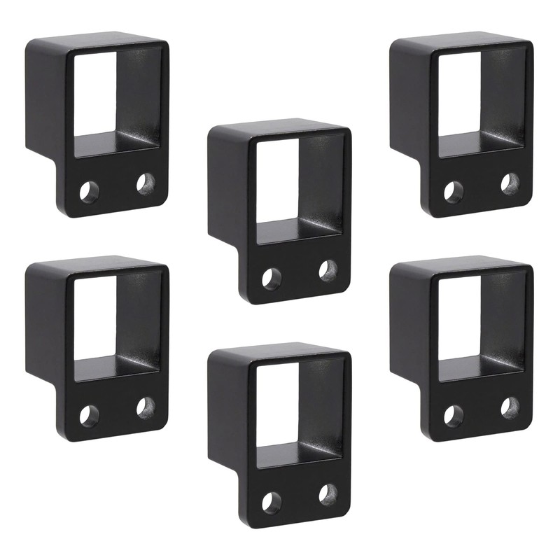 Plum Fittings Aluminum Fence Standard Wall Mount 1 1/4" x