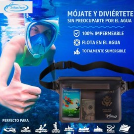 AiRunTech - Bolsa Impermeable para teléfono Celular para Deportes acuáticos al Aire última intervensión, Barcos, Senderismo, Kayak, Pesca