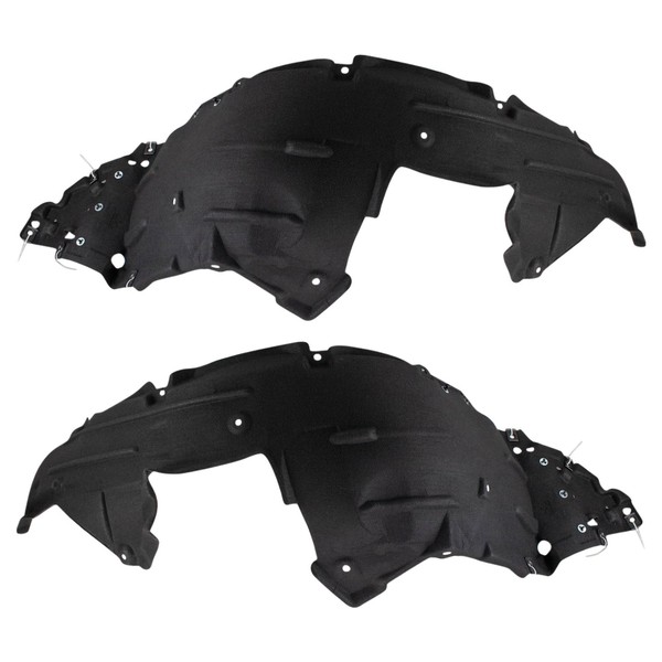 TRQ TRQ Front Inner Fender Liner Set Compatible with 2019-2022