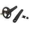 34T Bike Crankset Hollow Integrated Single Speed Round Chainring Aluminium
