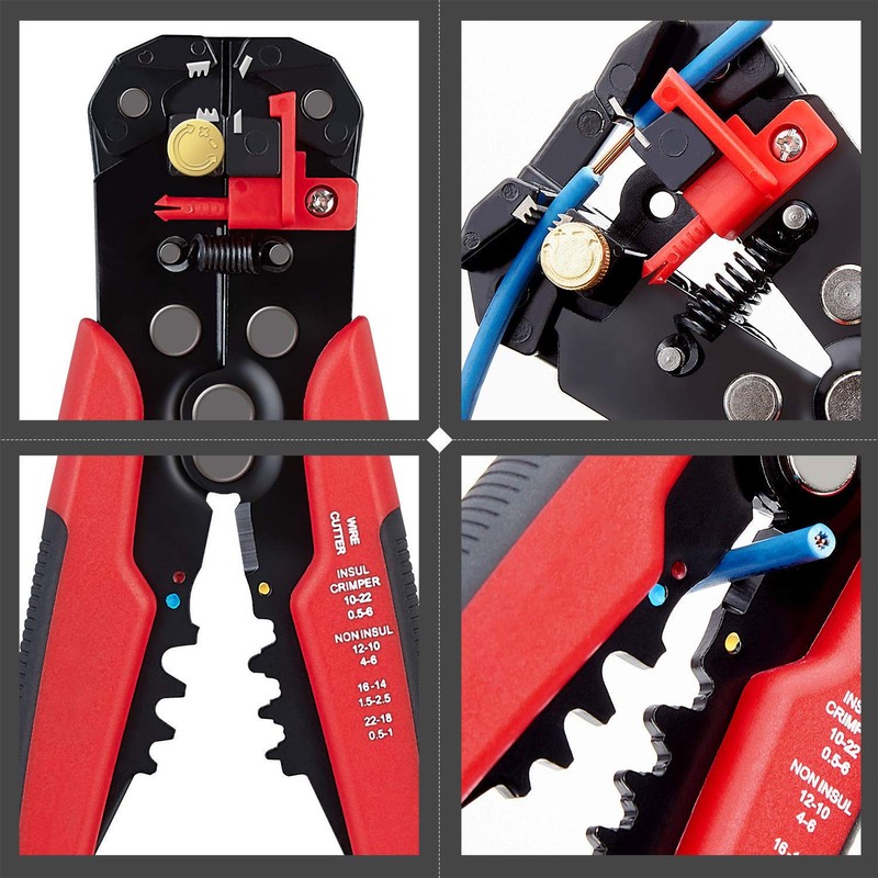 5 in 1 Automatic Wire Stripper, Wire Cutter, Electrical Connection