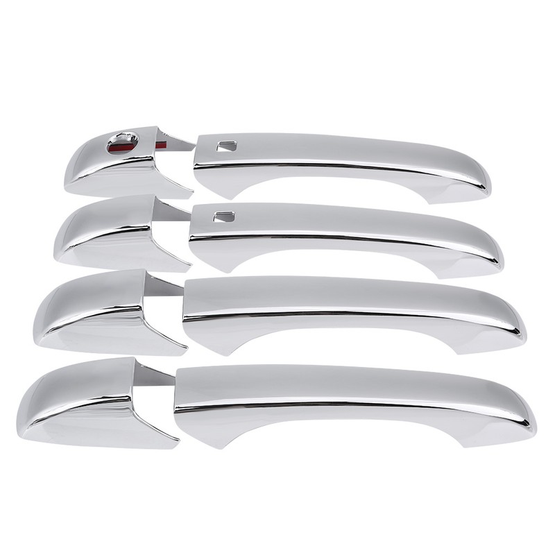 8Pcs Chrome 4 Door Handle Covers SMARt W out for